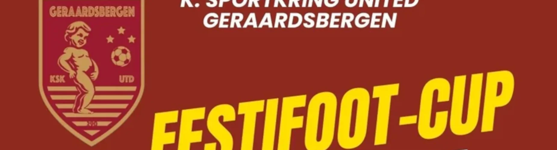 Banner - Festifood Cup - KSK United Geraardsbergen - Geraardsbergen
