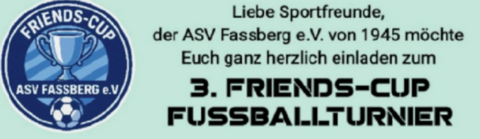 Banner - U10 - Friends-cup 2026 - ASV Faßberg e.V. - Faßberg