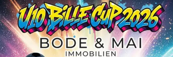Banner - Bode & Mai Real Estate Bille Cup 2026 - TSG Bergedorf - Hamburg