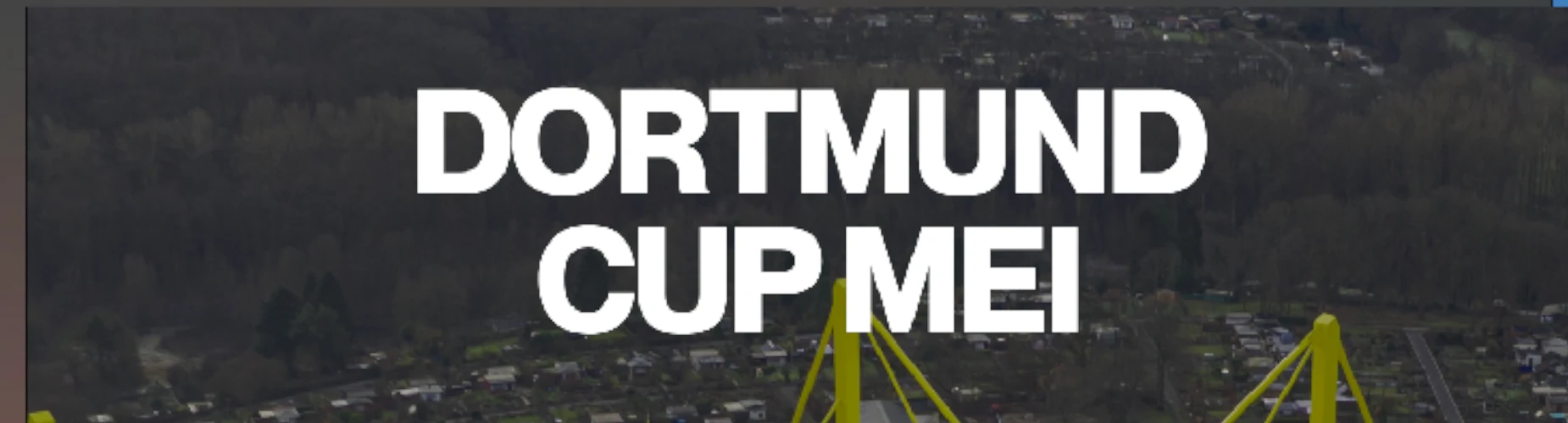 Banner - Dortmund Cup Mei - Stols Voetbal - Waddinxveen