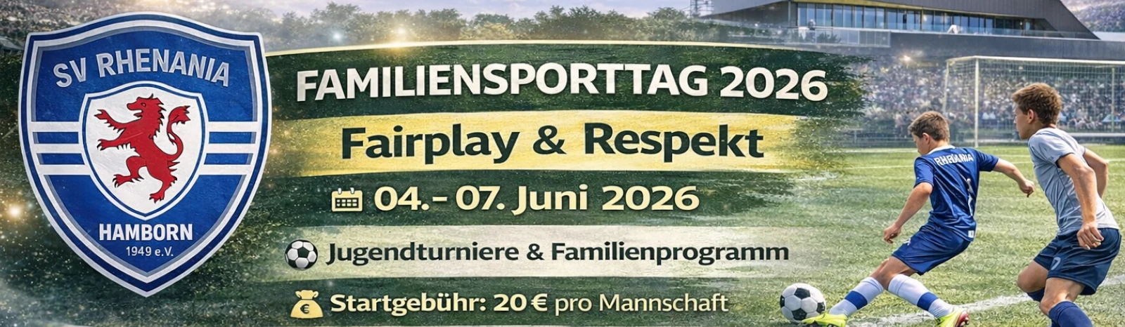 Banner - SV Rhenania Hamborn - Duisburg