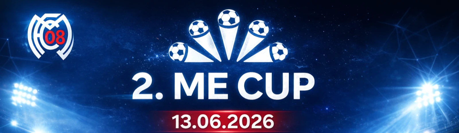 Banner - U12 Mittags - 2. ME CUP 2026 - MFC 08 Lindenhof e.V. - Mannheim