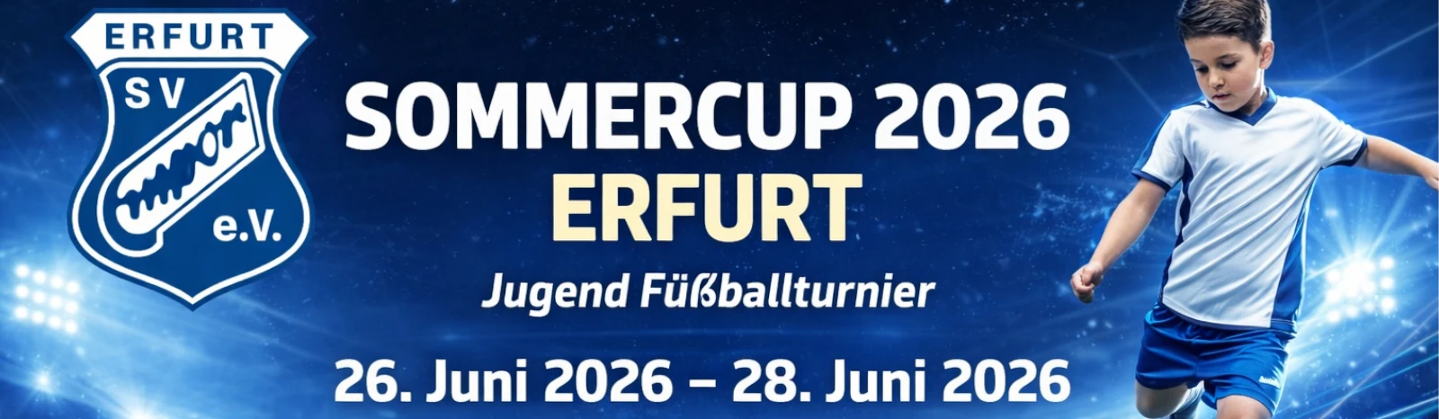 Banner - Sommercup 2026 Erfurt - SV Empor Erfurt e.V. - Erfurt