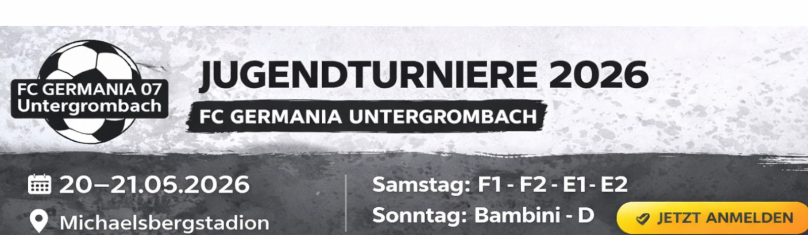 Bannière - FC Germania 07 Untergrombach - Bruchsal