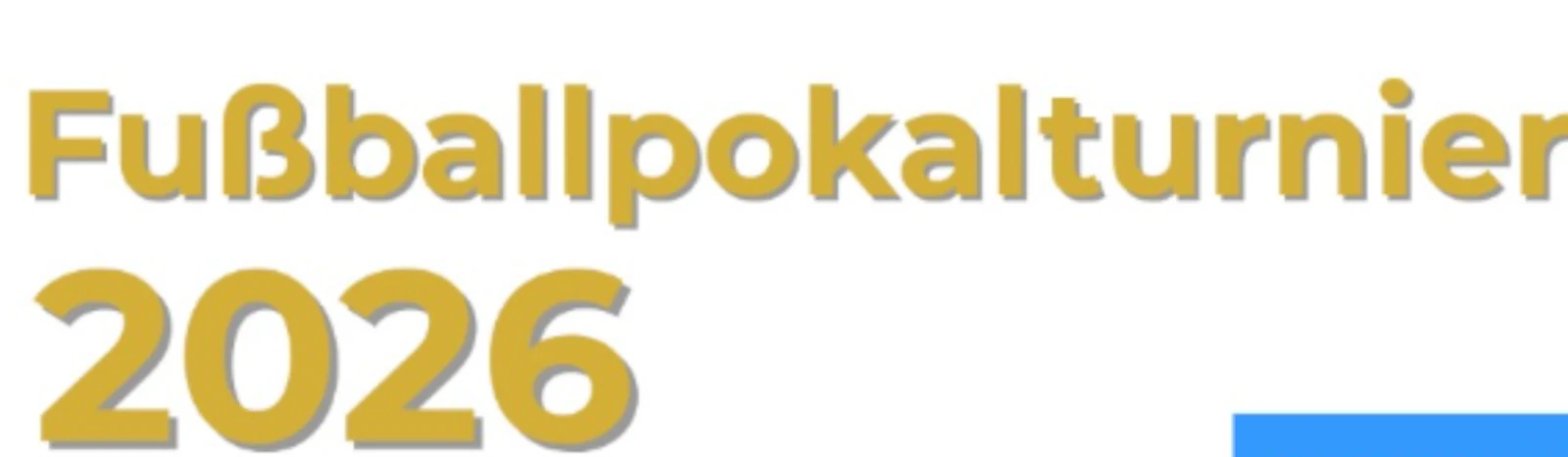 Banner - Fußballpokalturnier 2026 - Karnevalsgesellschaft Neustadt e.V. - Ahlen