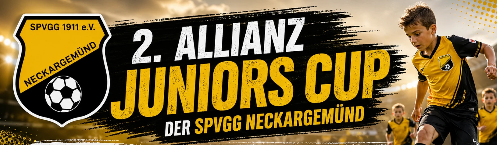 Banner - 2. Allianz Juniors Cup - SpVgg Neckargemünd - Neckargemünd