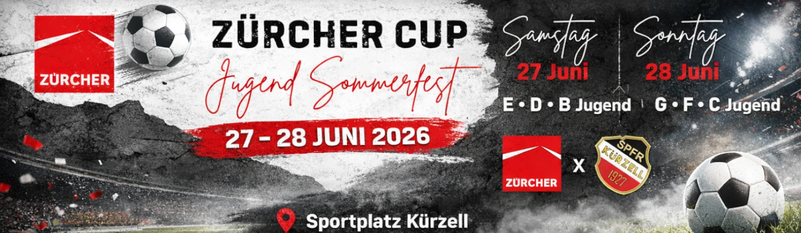 Banner - Sportfreunde Kürzell e.V. - Meißenheim