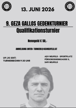 Banner - ASV Neufeld - Neufeld an der Leitha