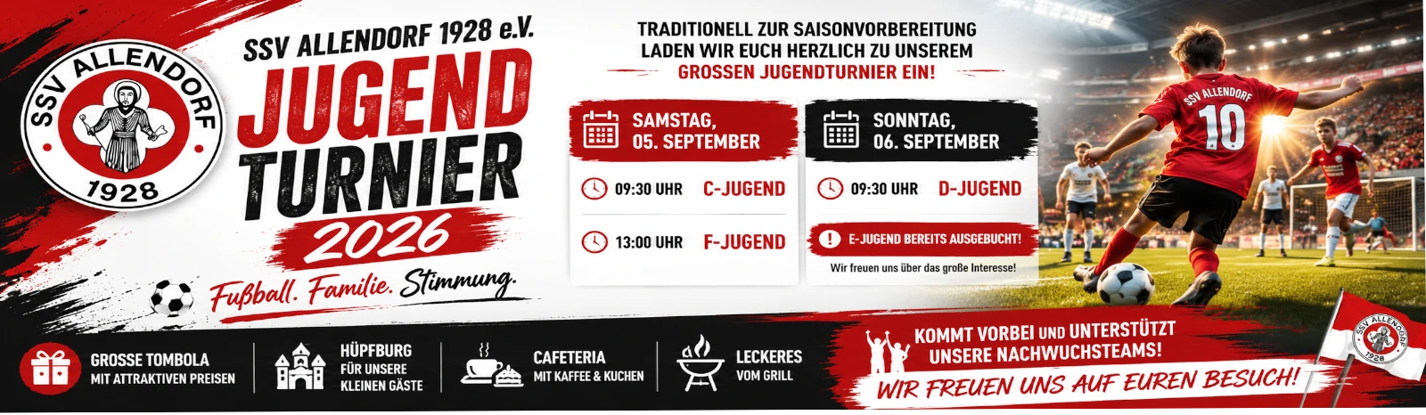 Banner - SSV Allendorf Jugendturnier 2026 - SSV 1928 Allendorf - Sundern