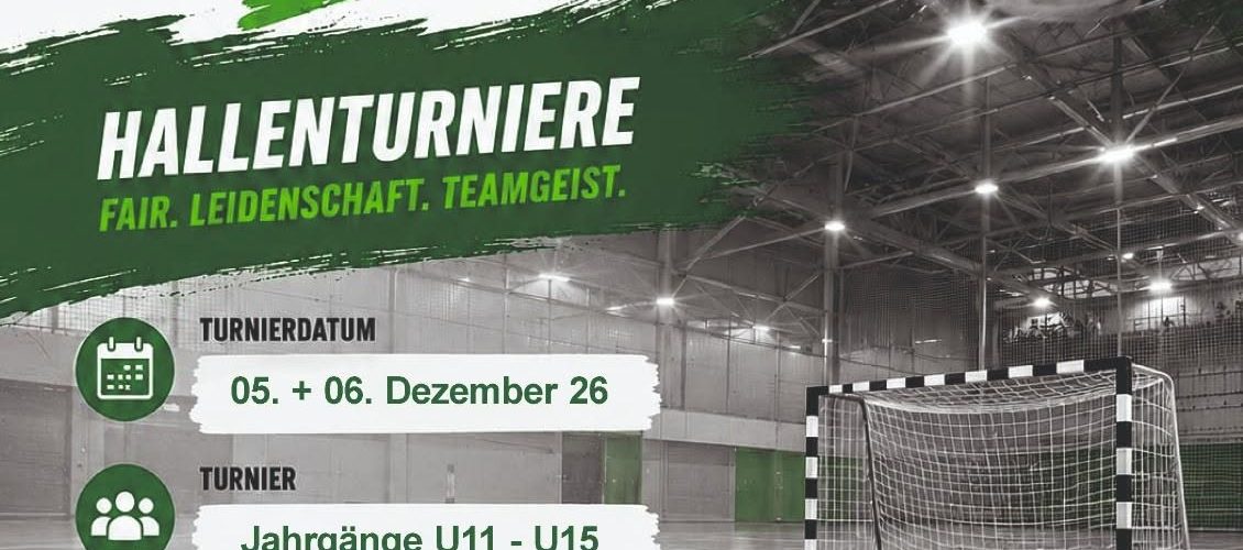 Banner - Hallenturniere Witzenhausen 2026 - Sport Matejcek - Witzenhausen
